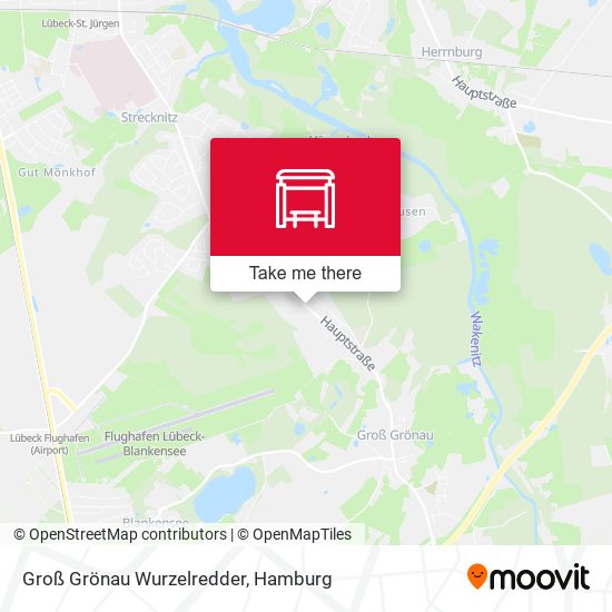 Groß Grönau Wurzelredder map