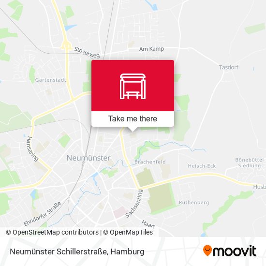 Neumünster Schillerstraße map