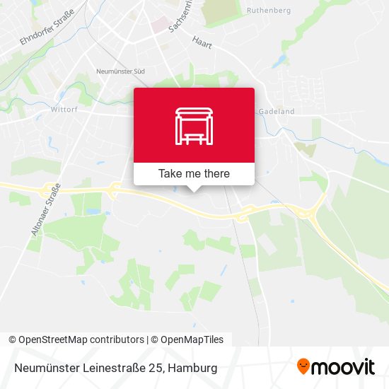 Neumünster Leinestraße 25 map