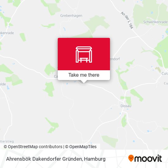 Ahrensbök Dakendorfer Gründen map