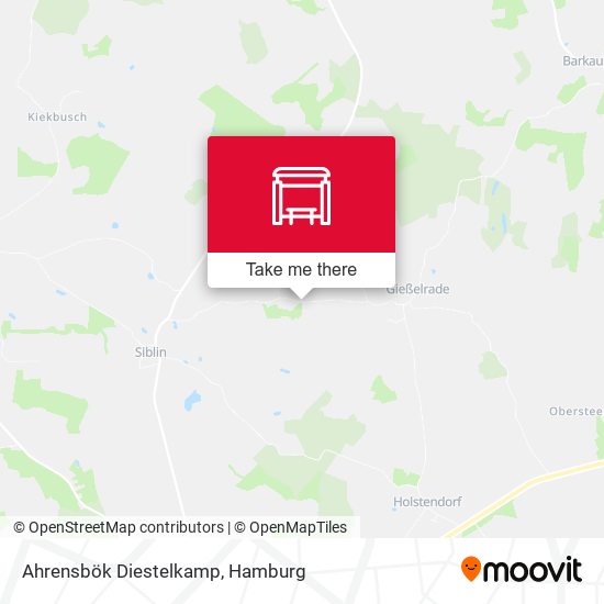 Ahrensbök Diestelkamp map