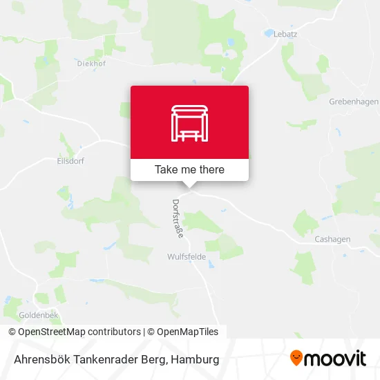 Карта Ahrensbök Tankenrader Berg