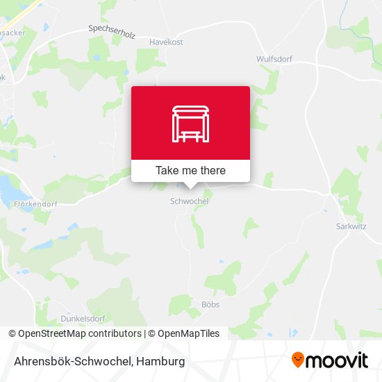 Ahrensbök-Schwochel map