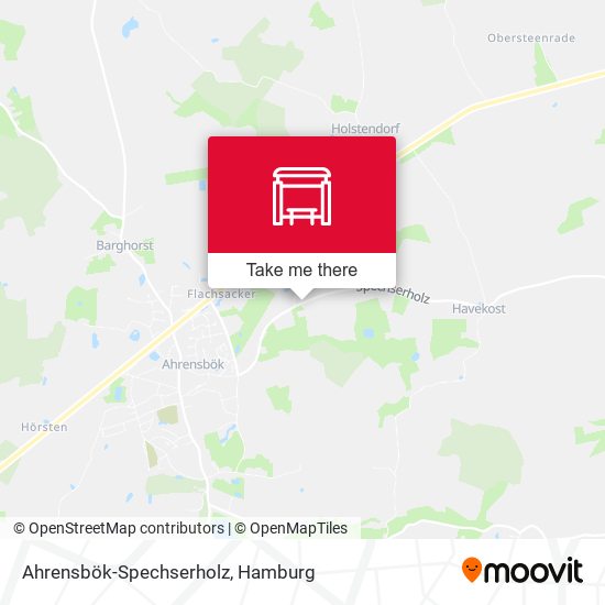 Ahrensbök-Spechserholz map