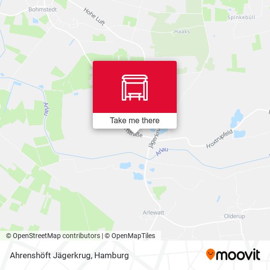 Ahrenshöft Jägerkrug map