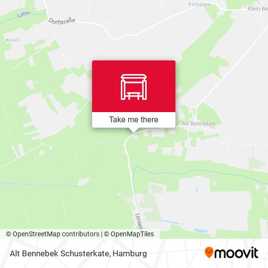 Alt Bennebek Schusterkate map