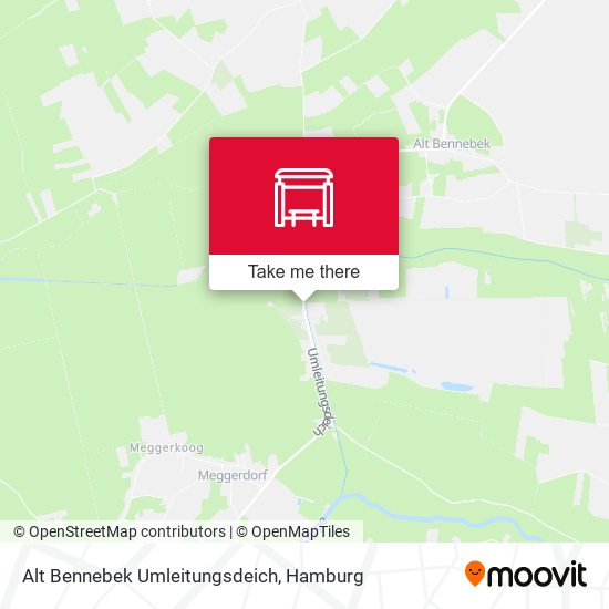 Alt Bennebek Umleitungsdeich map
