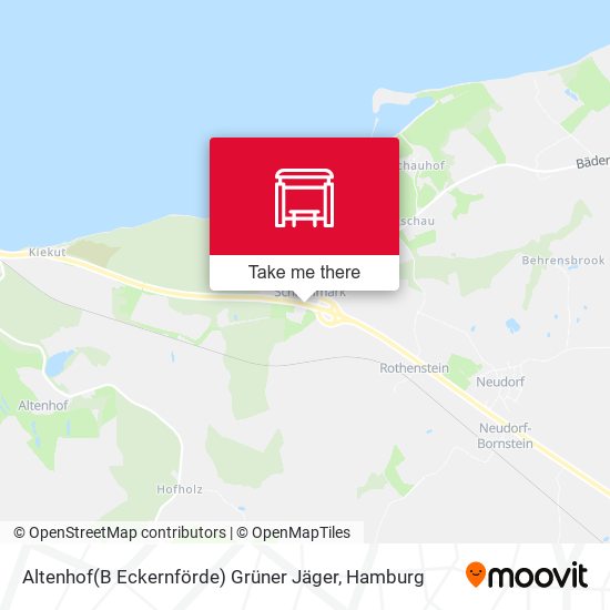 Altenhof(B Eckernförde) Grüner Jäger map