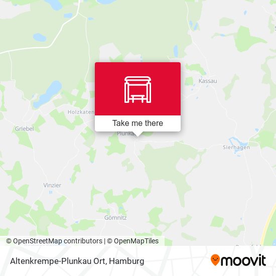 Altenkrempe-Plunkau Ort map