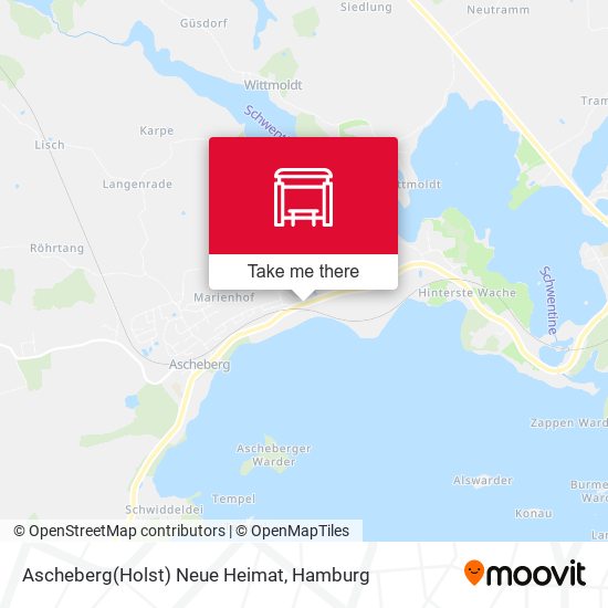Ascheberg(Holst) Neue Heimat map
