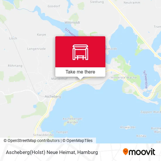 Карта Ascheberg(Holst) Neue Heimat