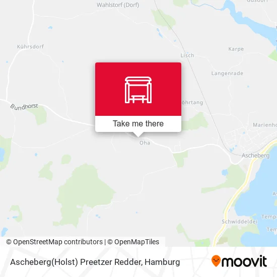 Карта Ascheberg(Holst) Preetzer Redder