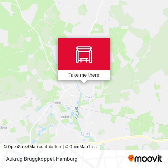 Aukrug Brüggkoppel map