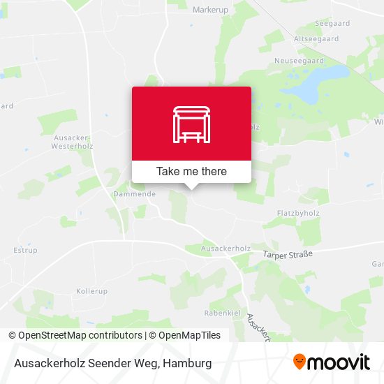 Ausackerholz Seender Weg map