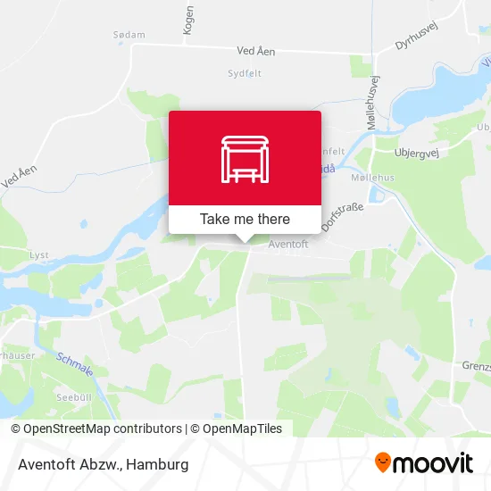 Карта Aventoft Abzw.