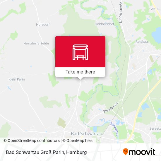 Bad Schwartau Groß Parin map