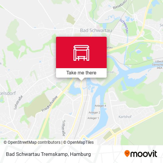 Bad Schwartau Tremskamp map