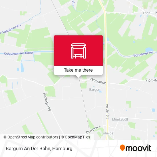 Карта Bargum An Der Bahn