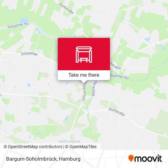 Bargum-Soholmbrück map