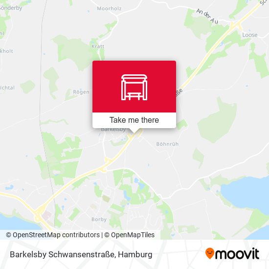 Barkelsby Schwansenstraße map
