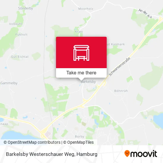Карта Barkelsby Westerschauer Weg