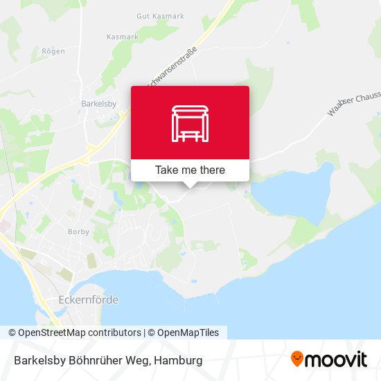 Barkelsby Böhnrüher Weg map