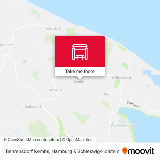 Behrensdorf Kembs map