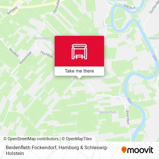 Карта Beidenfleth Fockendorf