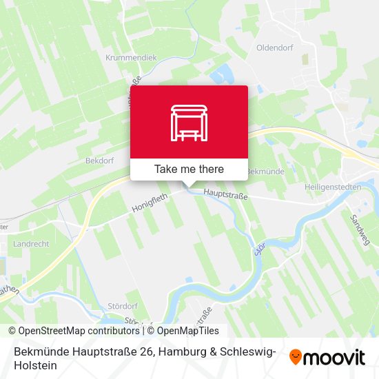 Bekmünde Hauptstraße 26 map