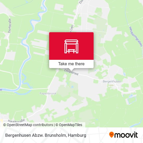 Bergenhusen Abzw. Brunsholm map