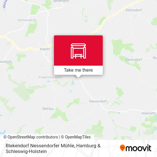 Карта Blekendorf Nessendorfer Mühle