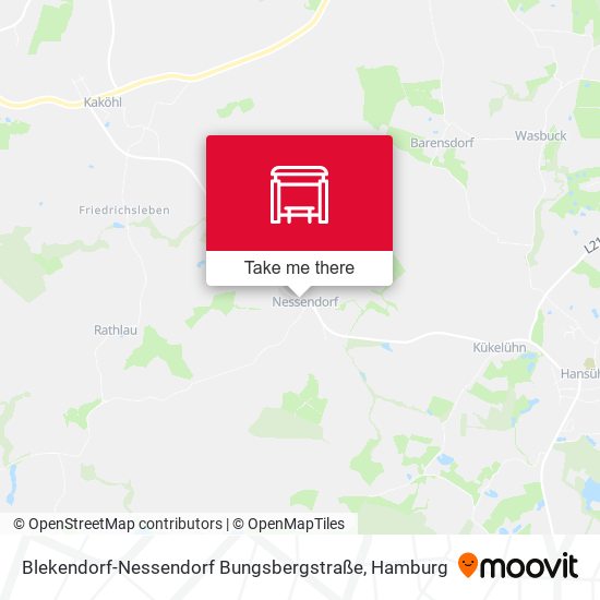 Blekendorf-Nessendorf Bungsbergstraße map