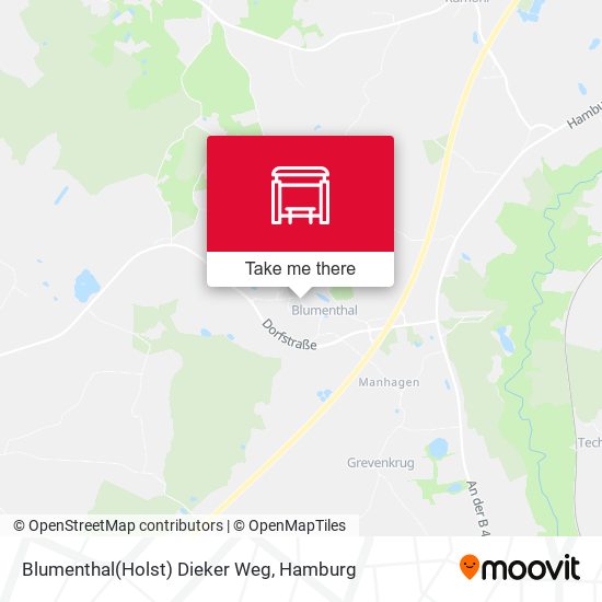 Blumenthal(Holst) Dieker Weg map