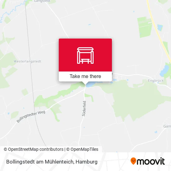 Карта Bollingstedt am Mühlenteich