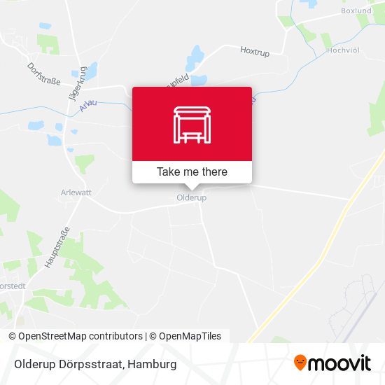 Olderup Dörpsstraat map