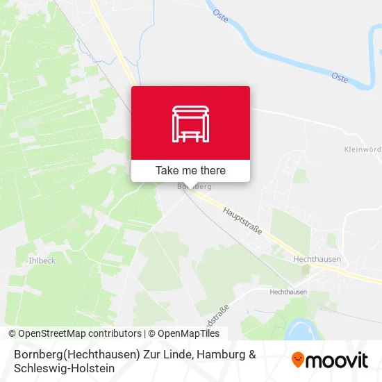 Карта Bornberg(Hechthausen) Zur Linde