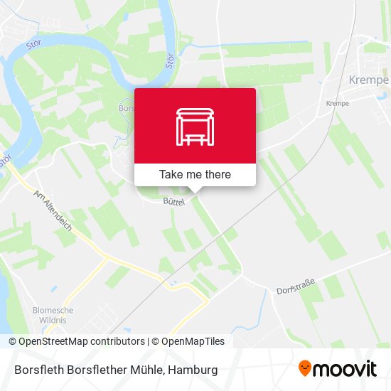 Borsfleth Borsflether Mühle map