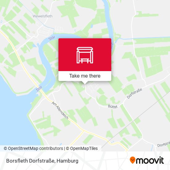 Borsfleth Dorfstraße map