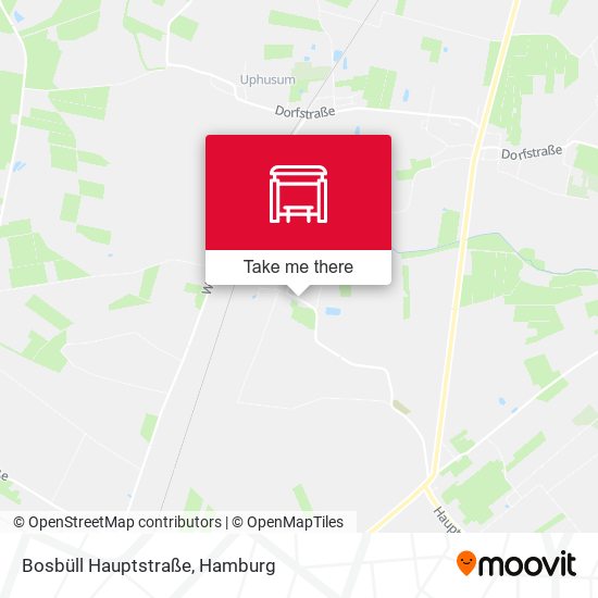 Bosbüll Hauptstraße map