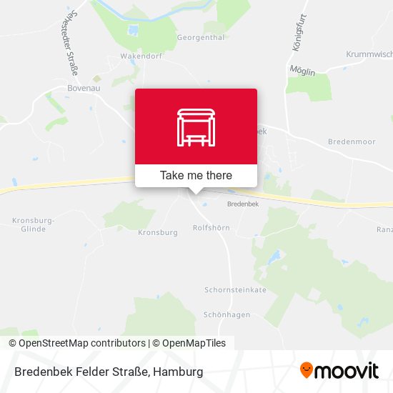 Bredenbek Felder Straße map