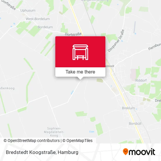 Карта Bredstedt Koogstraße