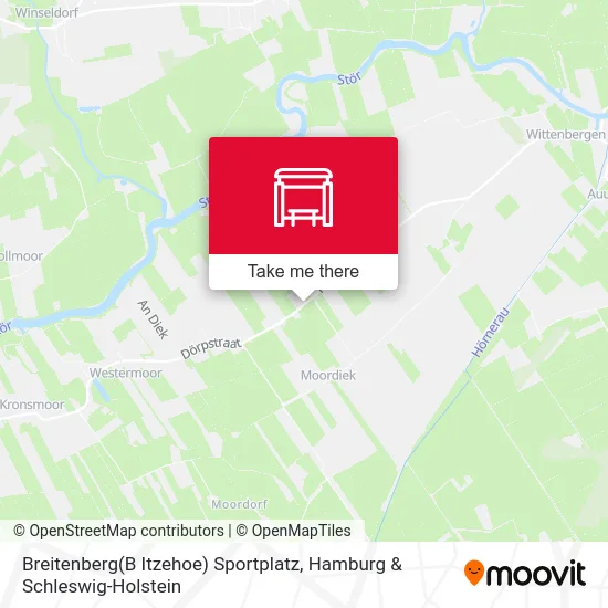 Карта Breitenberg(B Itzehoe) Sportplatz