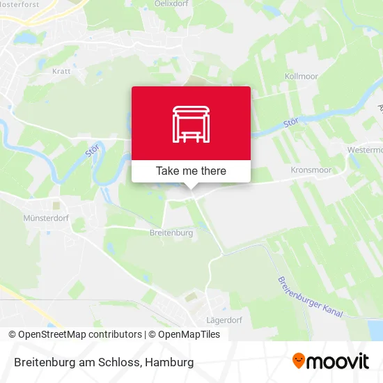 Карта Breitenburg am Schloss