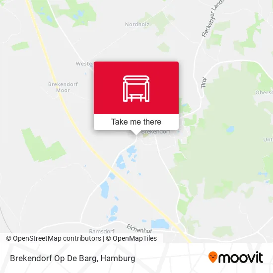 Карта Brekendorf Op De Barg