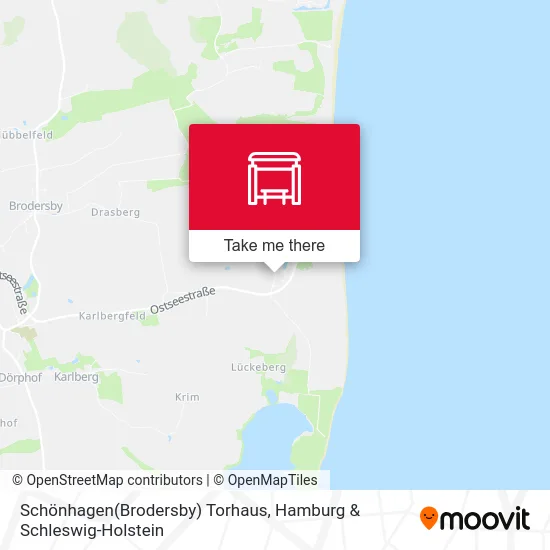 Schönhagen(Brodersby) Torhaus map
