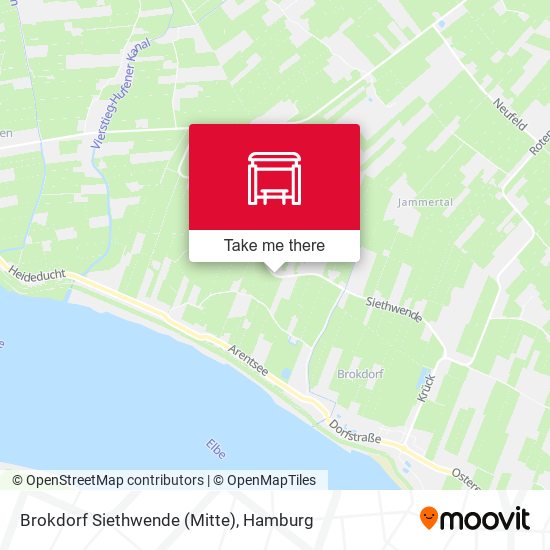 Brokdorf Siethwende (Mitte) map