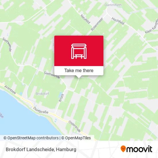 Карта Brokdorf Landscheide
