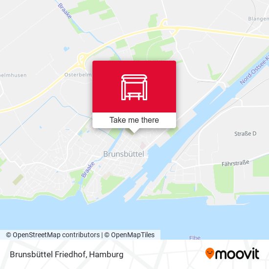 Brunsbüttel Friedhof map