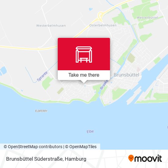 Brunsbüttel Süderstraße map
