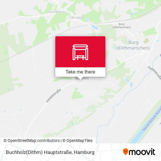 Buchholz(Dithm) Hauptstraße map